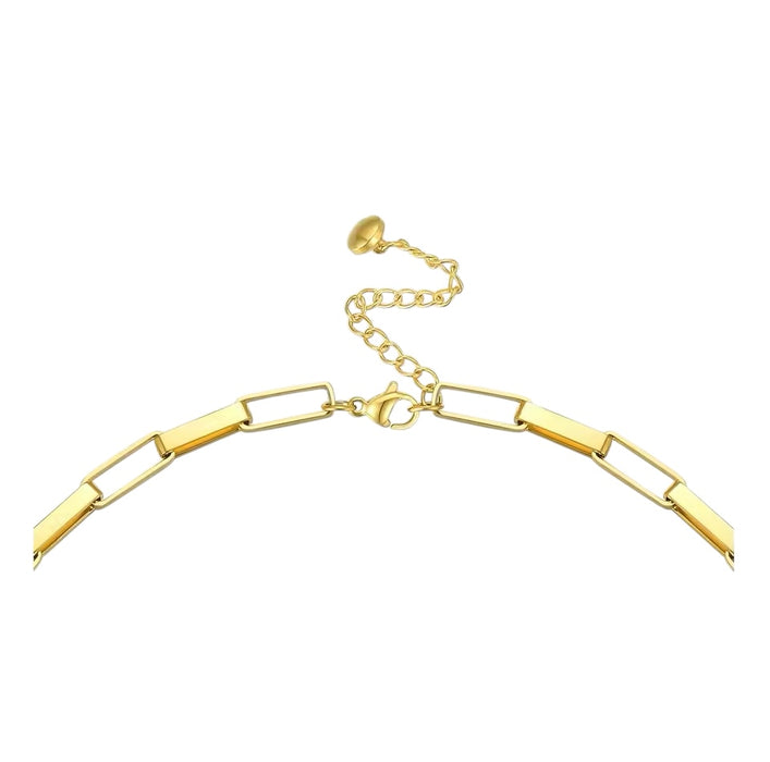 Linked chain necklace