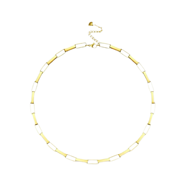 Linked chain necklace