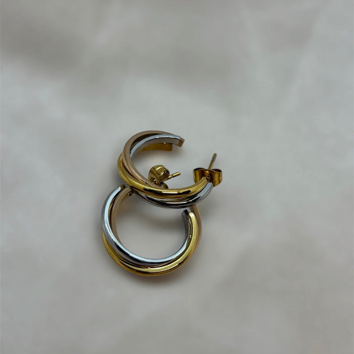 Three tone hoops