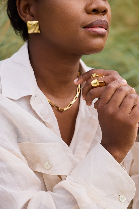 Chic Square shaped earrings
