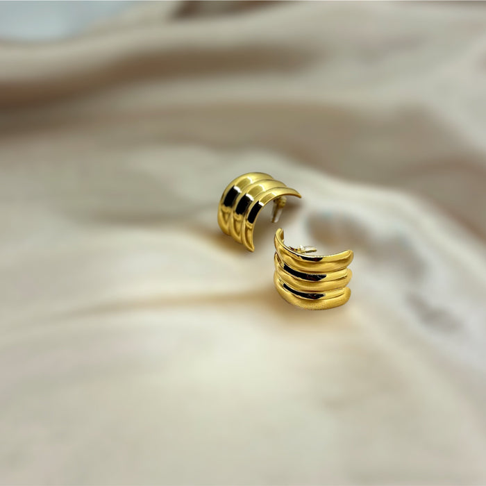 C Shaped Earrings