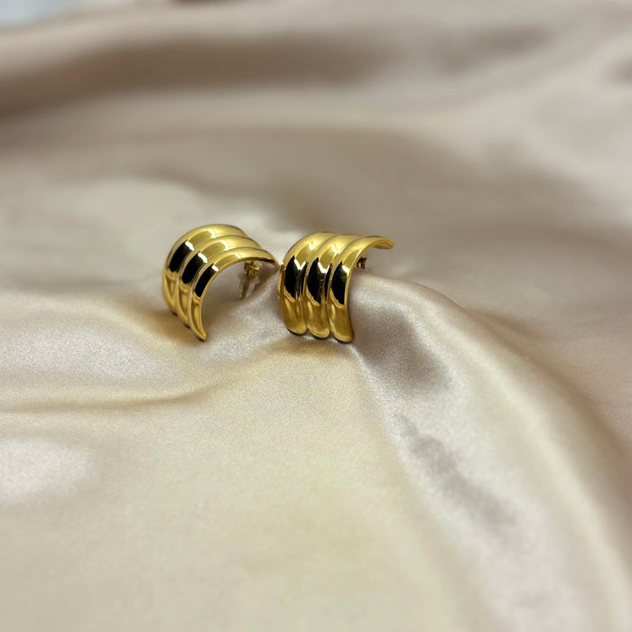 C Shaped Earrings