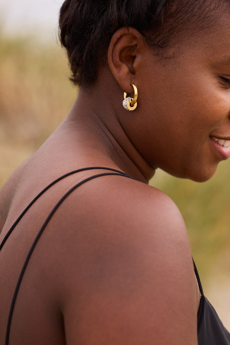 Drop Diamond Earrings